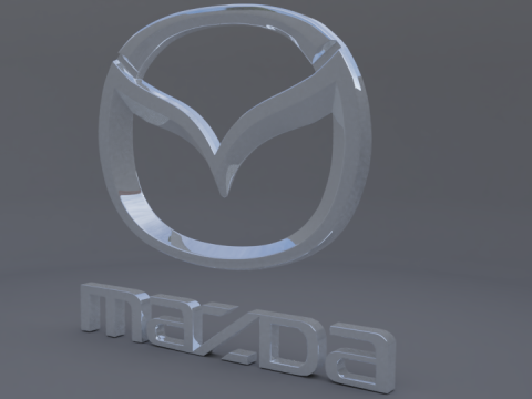 Mazda logo 3D Model