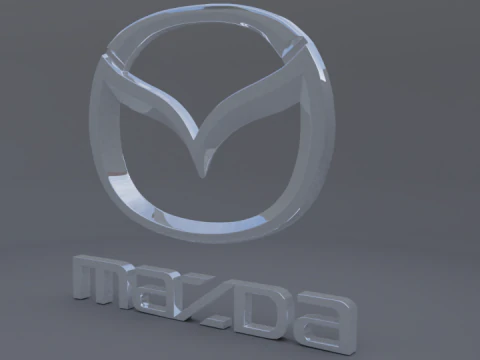 Mazda logo 3D Model