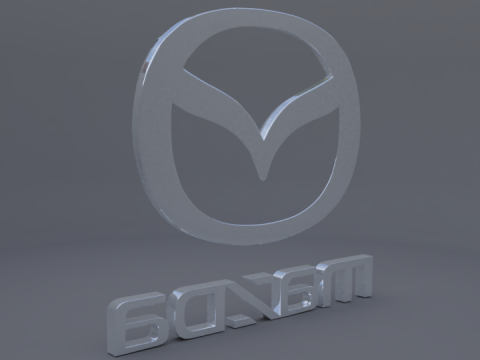Mazda logo 3D Model