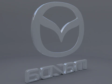 Mazda logo 3D Model