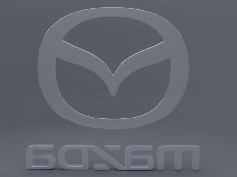 Mazda logo 3D Model