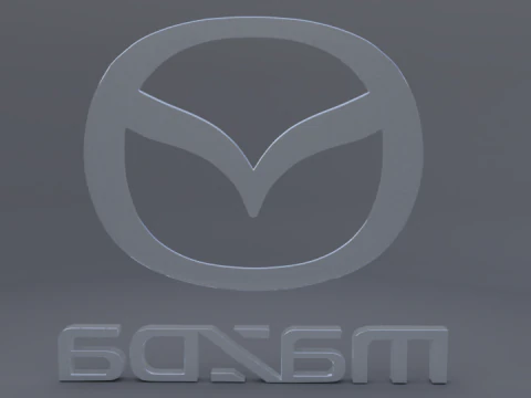 Mazda logo 3D Model