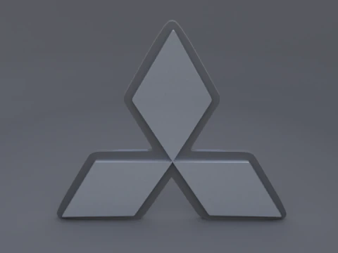 Mitsubishi logo 3D Model