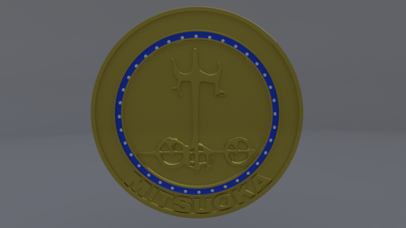 Mitsuoka logo Model 3D .c4d .max .obj .3ds .fbx .stl .blend 