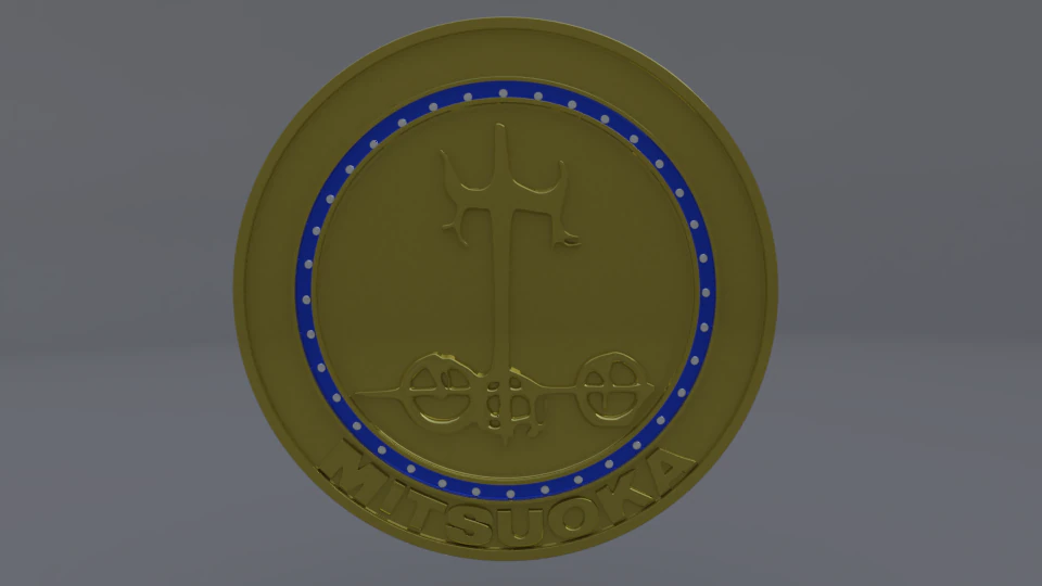 Mitsuoka logo 3D Model .c4d .max .obj .3ds .fbx .stl .blend 