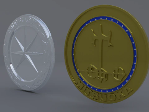 Mitsuoka logo 3D Model