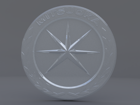 Mitsuoka logo Model 3D