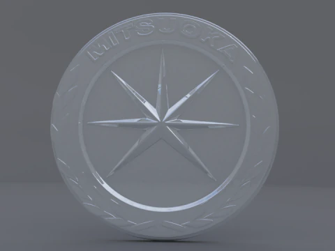 Mitsuoka logo 3D Model