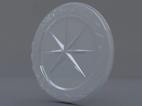 Mitsuoka logo 3D Model