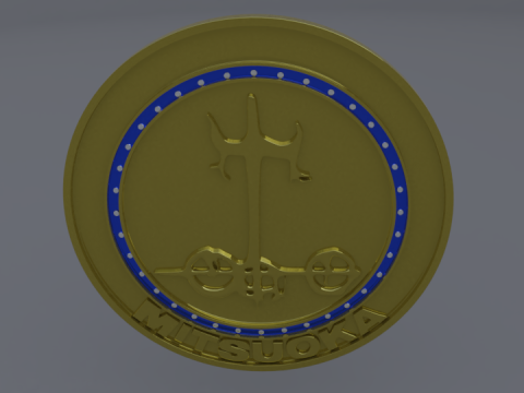 Mitsuoka logo Model 3D
