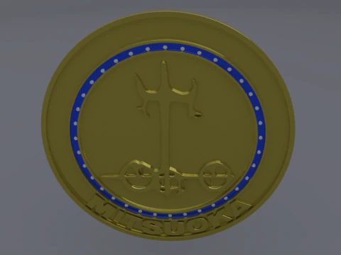 Mitsuoka logo 3D Model