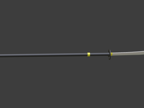 Naginata 3D-Modell