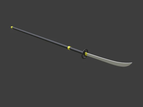 Naginata 3D Model