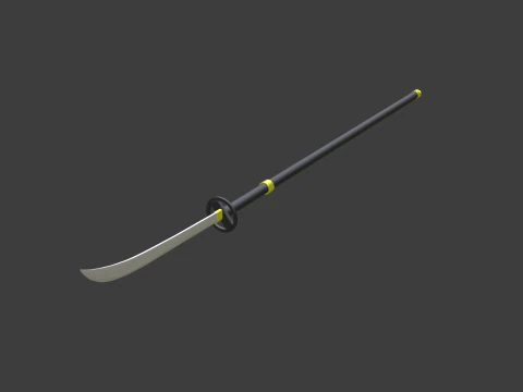Naginata 3D Model