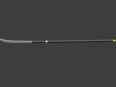 Naginata 3D Model