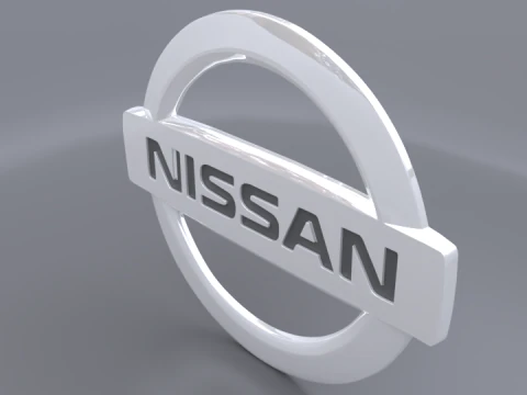 Nissan logo 3D Model