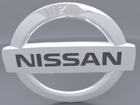 Nissan logo Modèle 3D