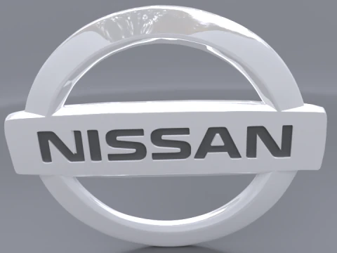 Nissan logo 3D Model