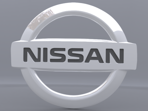 Nissan logo Modèle 3D