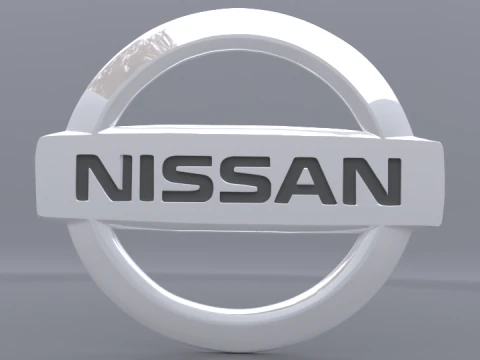 Nissan logo 3D Model