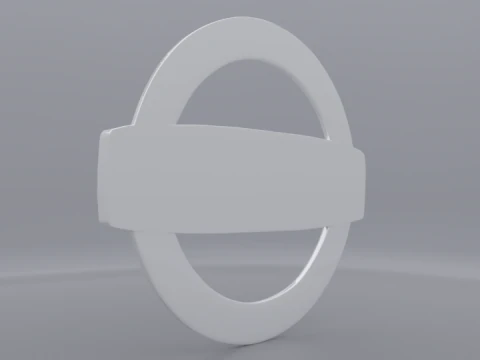 Nissan logo 3D Model