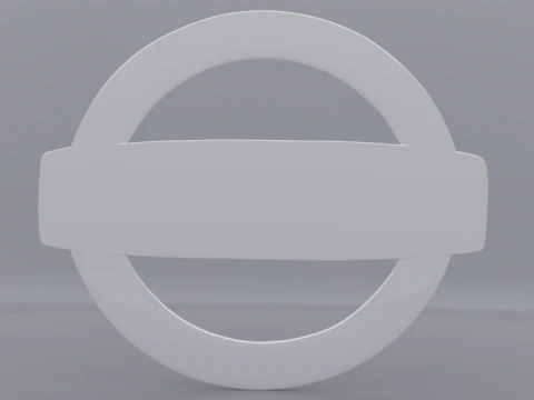 Nissan logo 3D Model