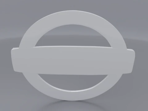 Nissan logo 3D Model