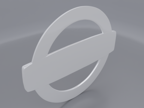 Nissan logo Modèle 3D