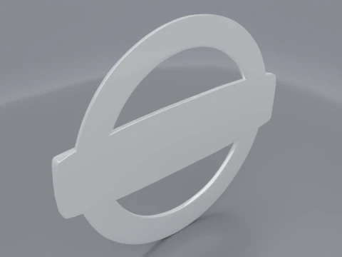 Nissan logo 3D Model