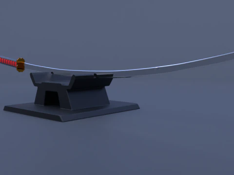 Nodachi 3D Model