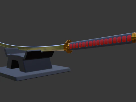 Nodachi 3D Model