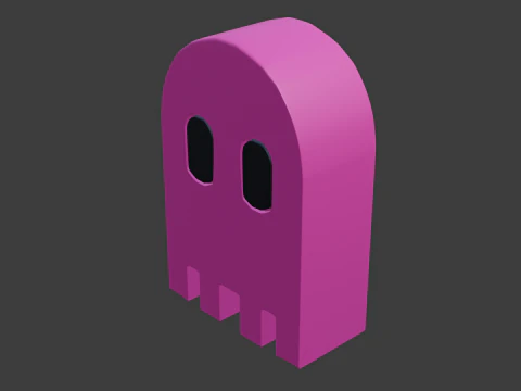 Il fantasma di Pacman 1 Modello 3D