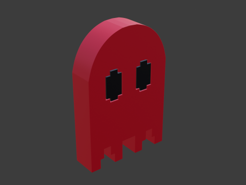Pacman ghost 2 3D 模型
