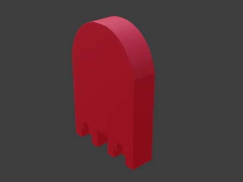 Pacman ghost 2 3D Model