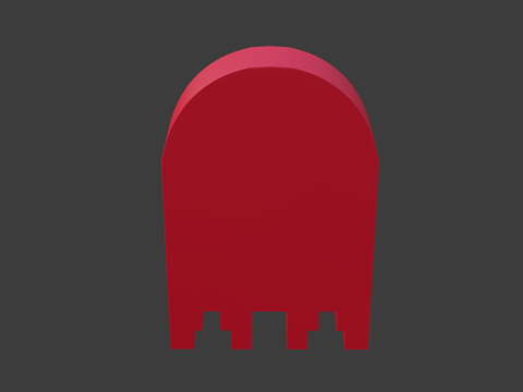 Pacman ghost 2 3D 模型