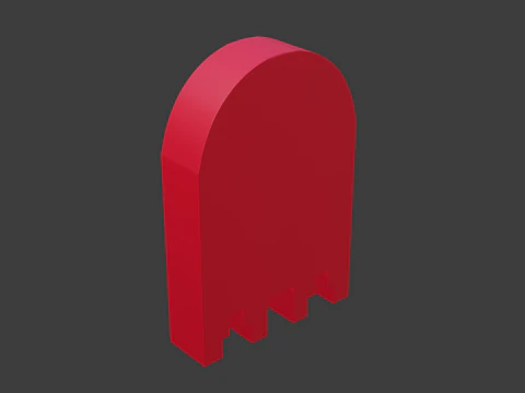 Pacman ghost 2 3D Model