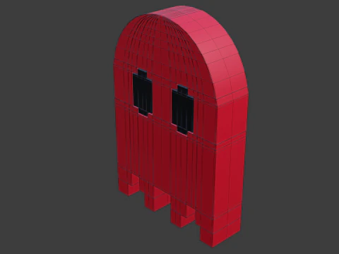 Pacman ghost 2 3D Model