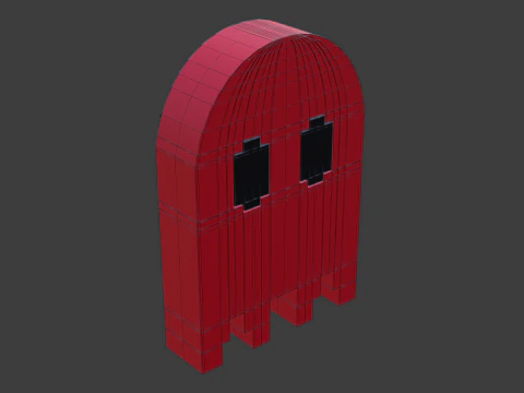 Pacman ghost 2 3D Model