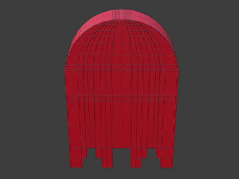 Pacman ghost 2 3D Model