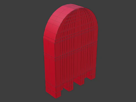 Pacman ghost 2 3D Model