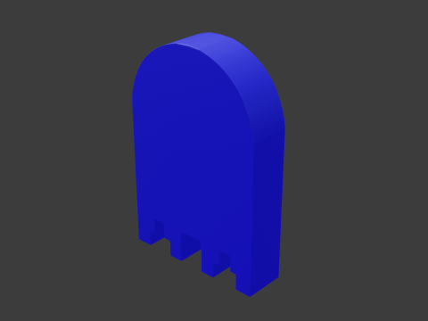 Pacman ghost 3 3D Модель