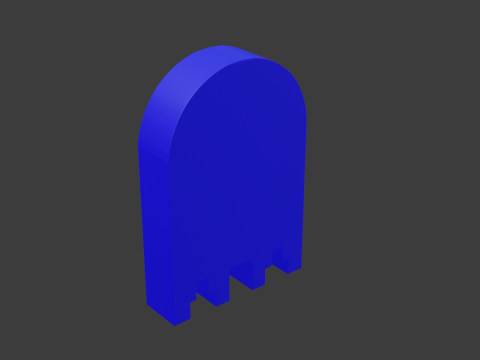 Pacman ghost 3 3D Модель