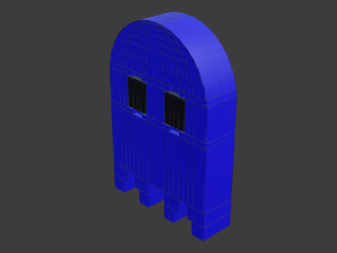 Pacman ghost 3 3D Модель