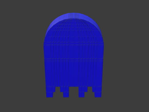 Pacman ghost 3 3D Модель