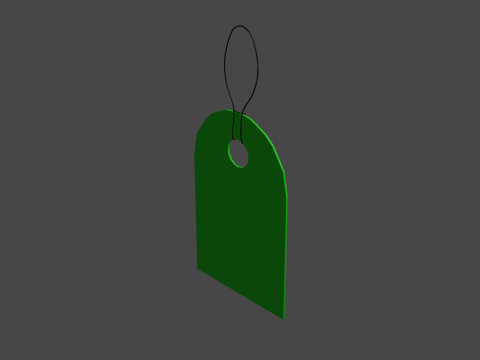 Price tag 3 3D Model