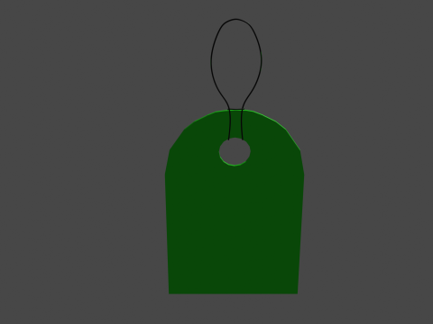 Price tag 3 3D Modell