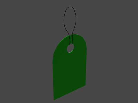 Price tag 3 3D Modell
