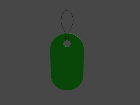 Price tag 4 3D Модель