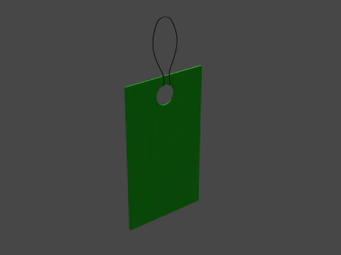 Price tag 5 3D Model
