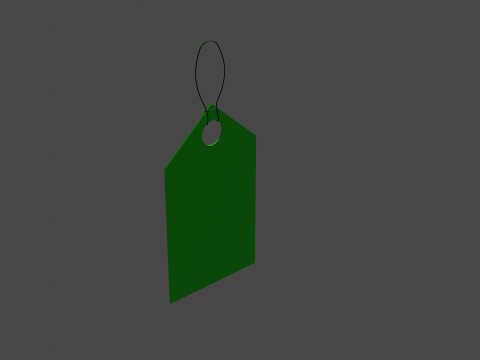 Price tag 7 3D-Modell